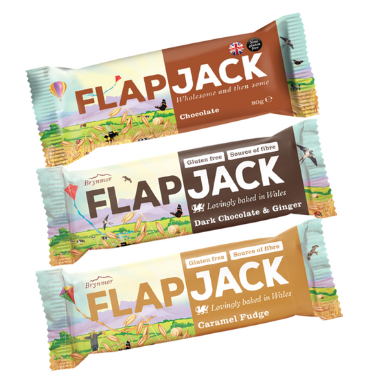 FLAPJACK izlase ar šokolādi un karameli 3x80g