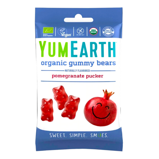 YUMEARTH Gumijas lācīši ar granātābolu garšu BIO 50g
