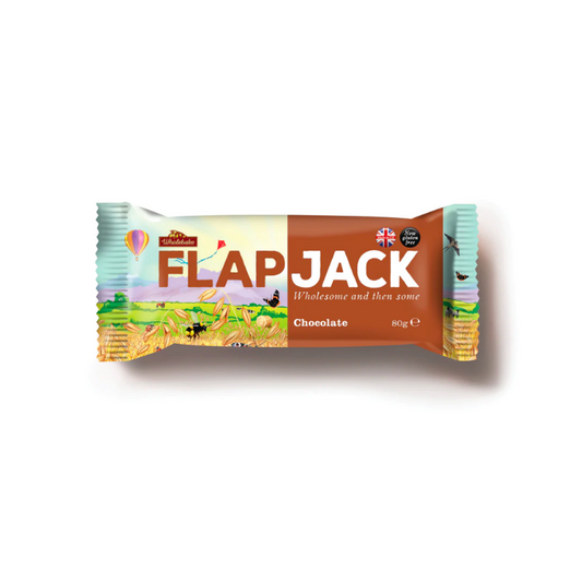 FLAPJACK Auzu pārslu batoniņi ar šokolādi 80g
