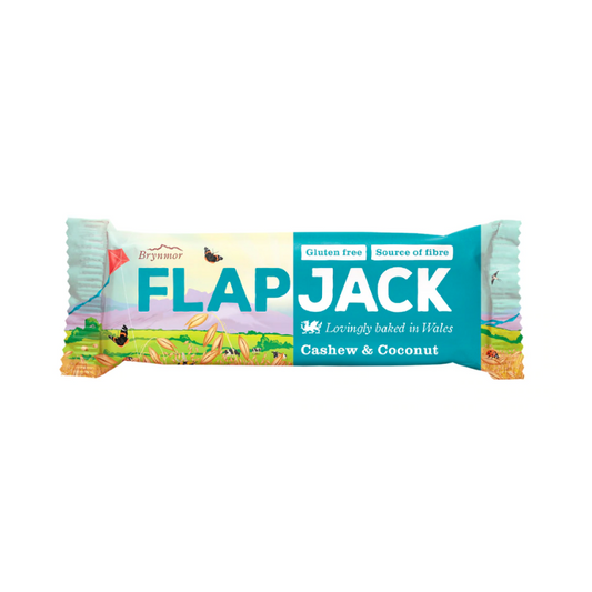 FLAPJACK Auzu pārslu batoniņš ar Indijas riekstiem un kokosriekstiem 80g