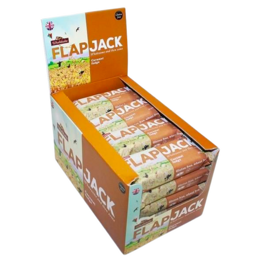 FLAPJACK Auzu pārslu batoniņš ar karameļu pārkl. un īrisa gab.20x80g